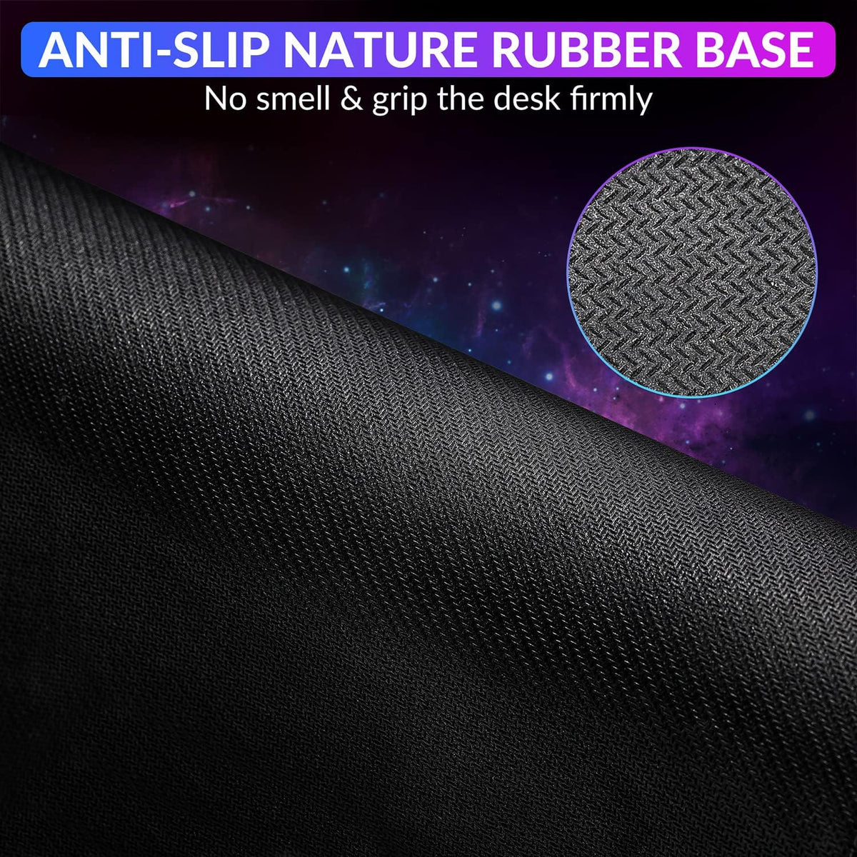 RGB Mouse Pad with Wrist Rest Support
