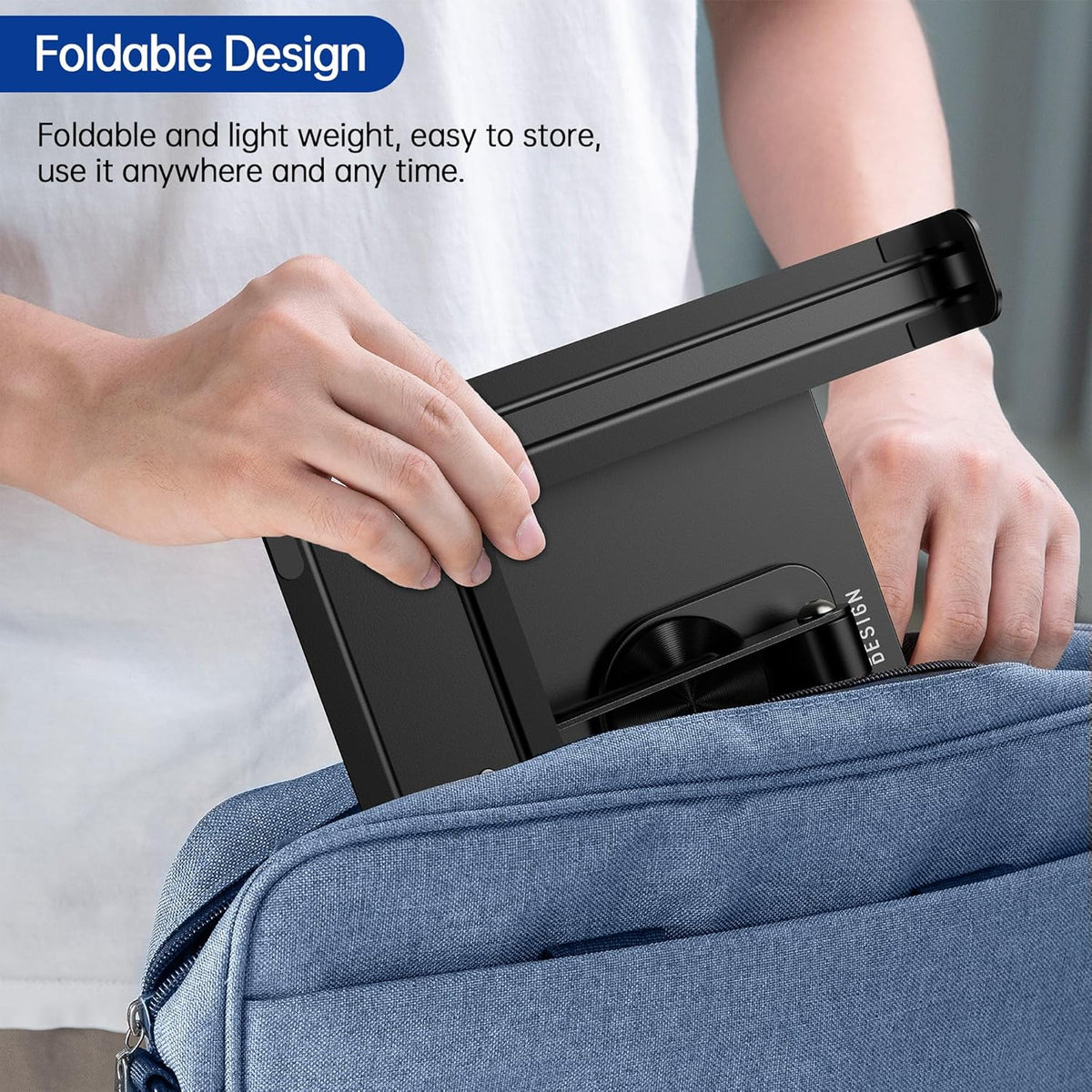 LS12 Laptop Stand with 360° Rotating Base