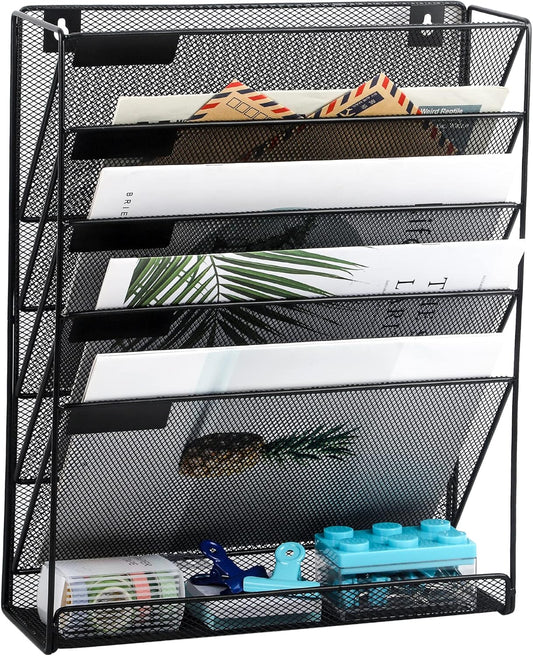 Desk File Organizer Mesh 6-Tier