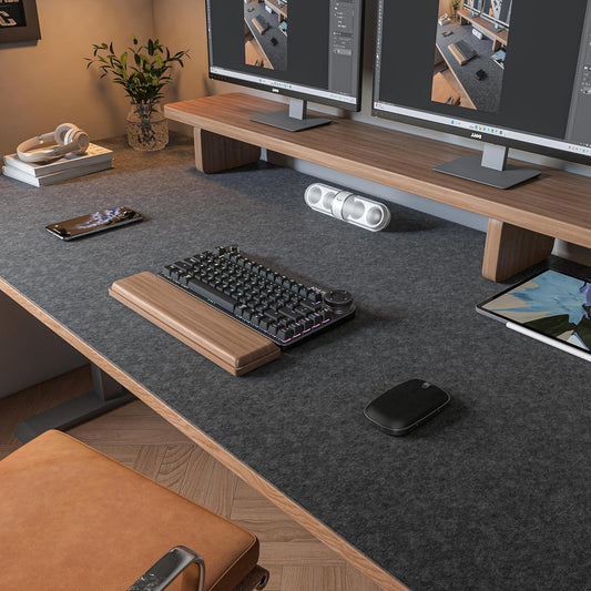 Large Felt Desk Mat, 47.2"x 23.6"