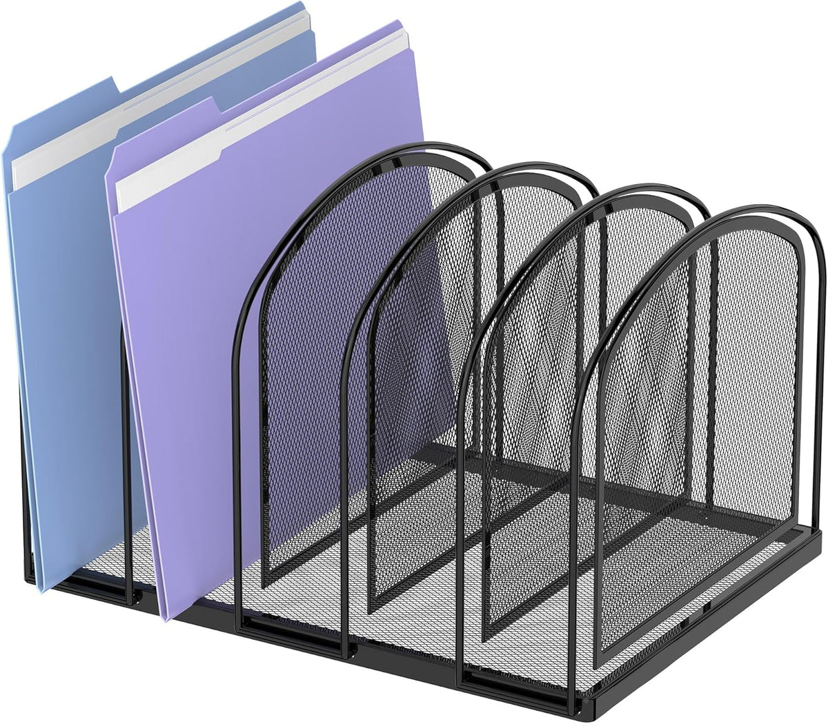 File Organizer, 5-Section Mesh Desk Organizer