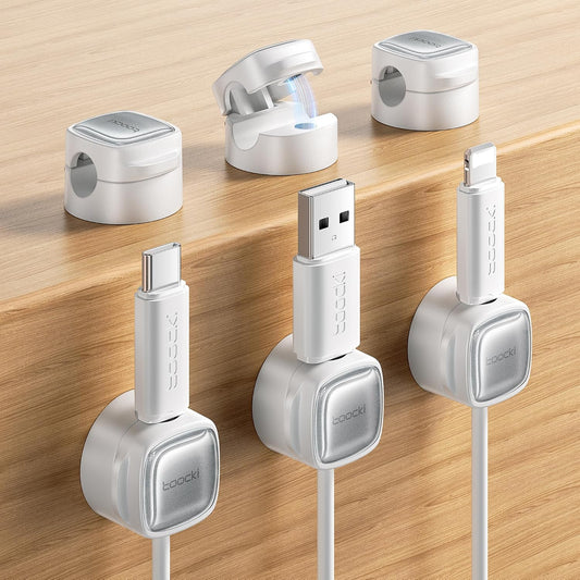 Magnetic Cable Clips, 6 Pack
