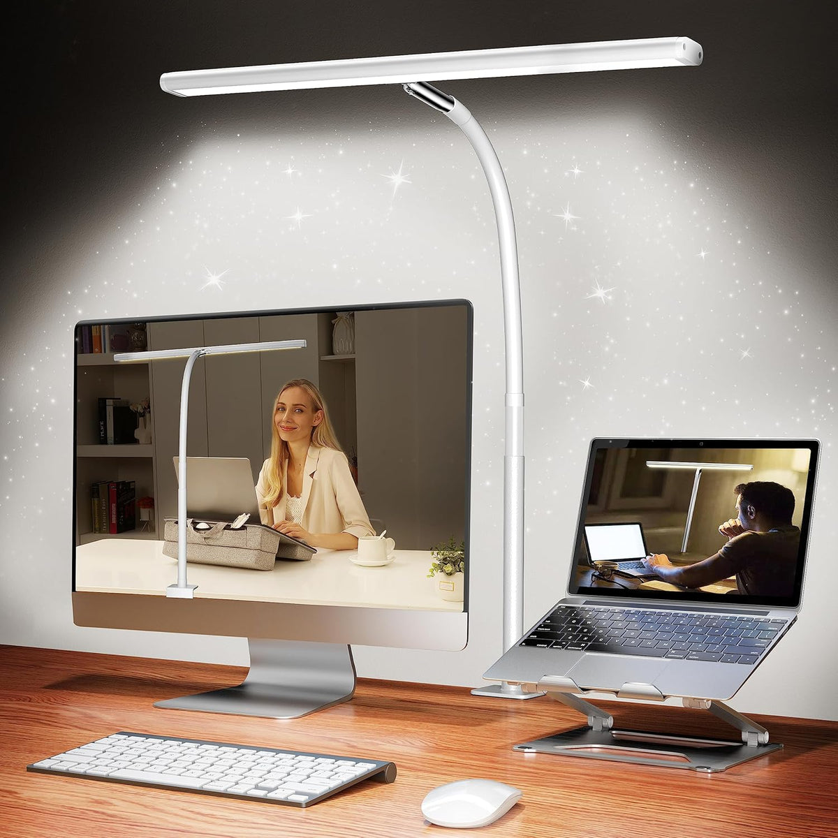 LED Desk Lamp, White