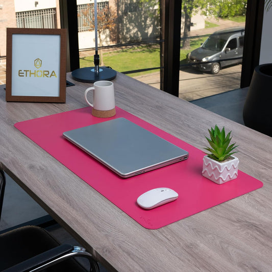 Desk Mat -Computer Desk mat with Suede Bottom with Stitched