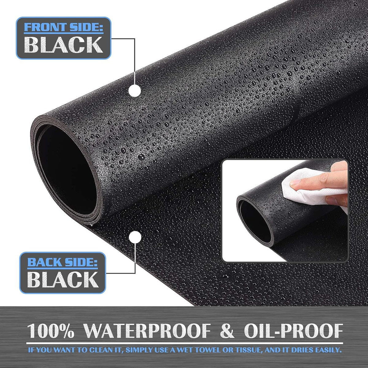 Large Office Leather Desk Mat